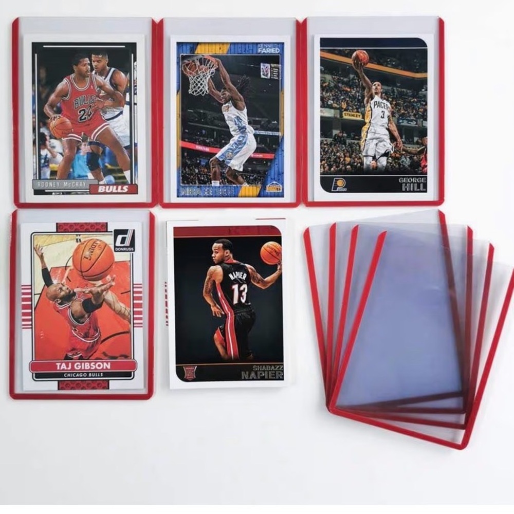 Card Sleeves Red Toploaders NEW! Coolby